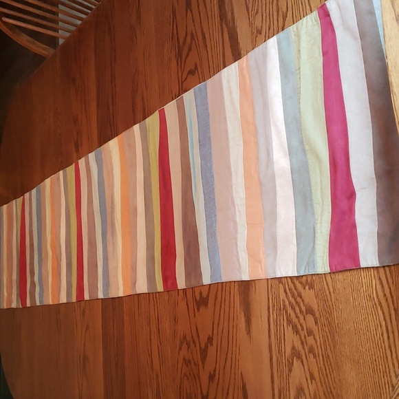 Crate&Barrel Angle Table Runner Multi - Picture 3 of 8